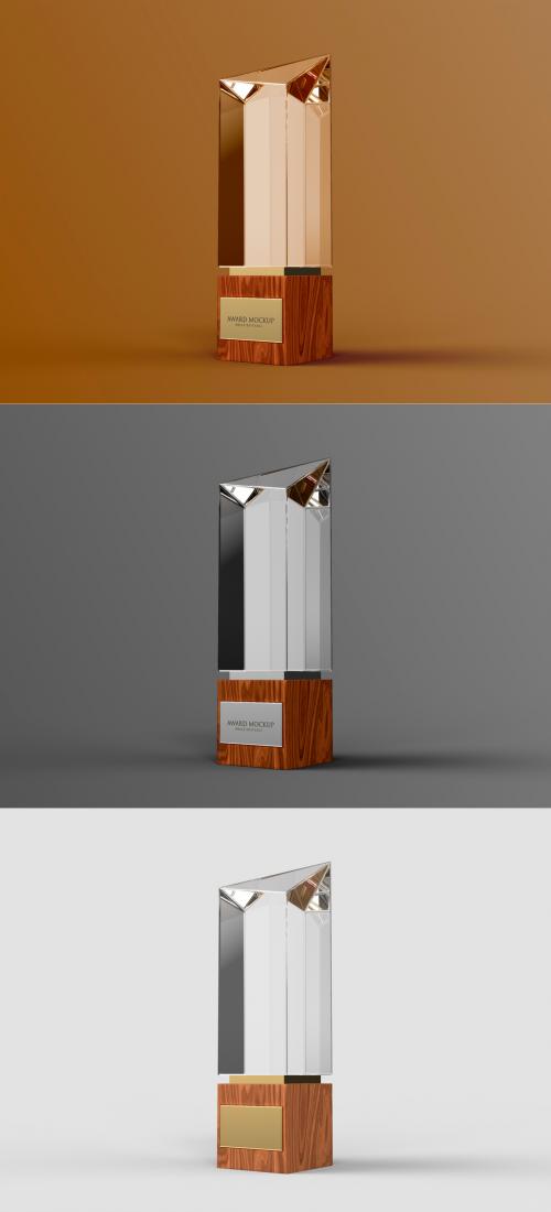 Glass Award Mockup