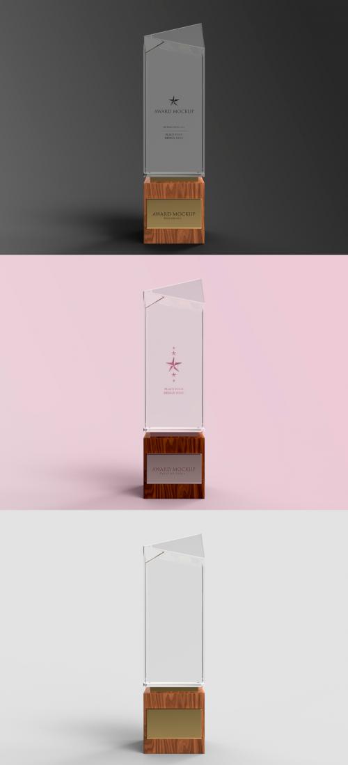 Crystal Award Mockup