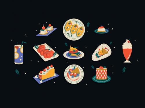 Food Illustration Asset