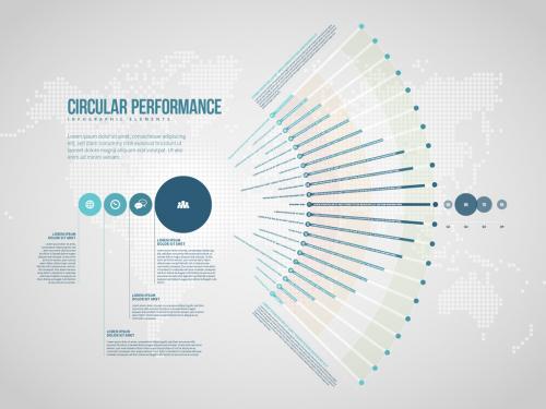 Circular Performance Infographic