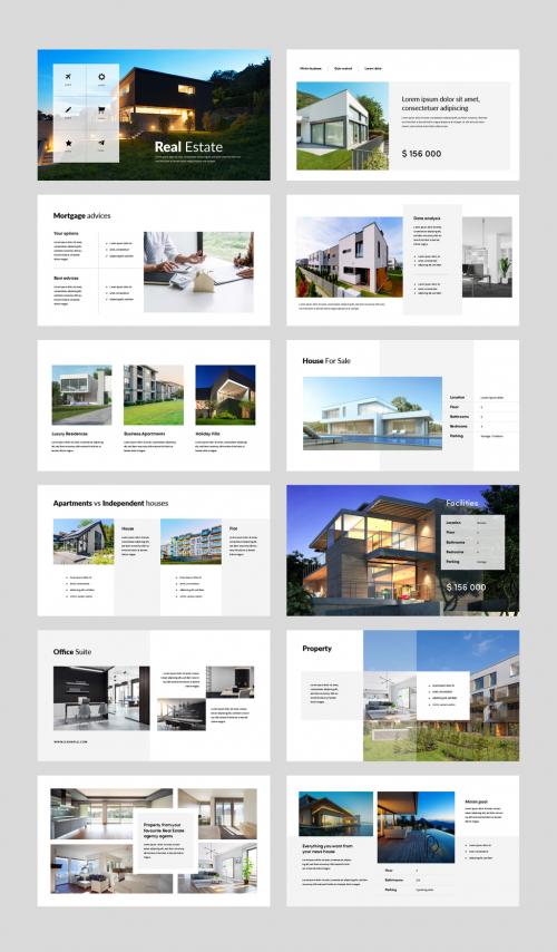 Real Estate Presentation Slides Layout