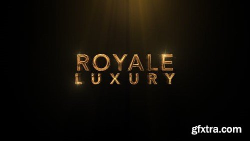 Videohive Golden Titles Cinematic  - Royale Luxury Gold Pack 22006045