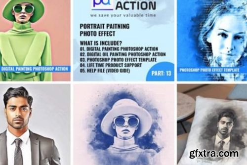 Portrait Painting Photo Effect