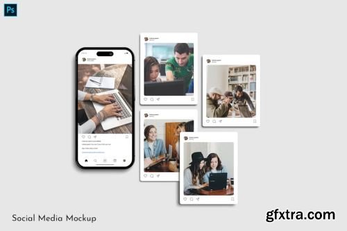 Social Media Mockup Collections 14xPSD