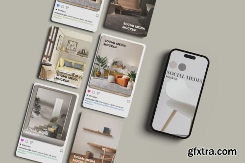 Social Media Mockup Collections 14xPSD