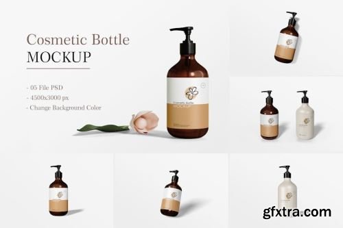 Soap Bottle Mockup Collections 14xPSD