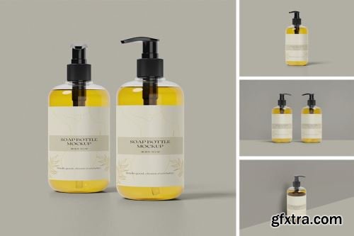 Soap Bottle Mockup Collections 14xPSD