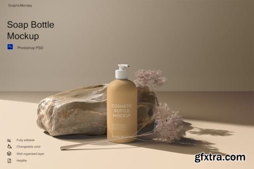 Soap Bottle Mockup Collections 14xPSD