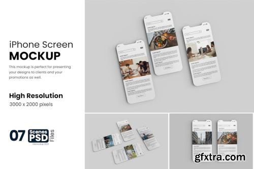 Phone 15 Pro Max Mockup Collections 14xPSD