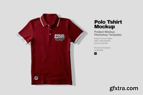 Polo Shirt Mockup Collections 12xPSD