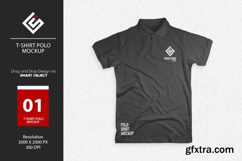 Polo Shirt Mockup Collections 12xPSD