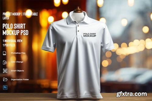 Polo Shirt Mockup Collections 12xPSD