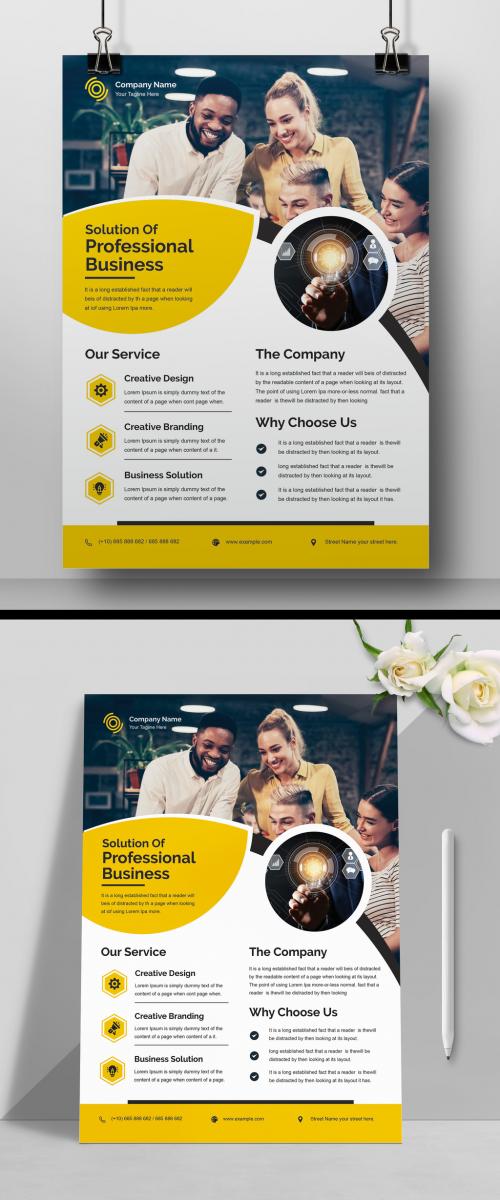 Yellow Flyer Design