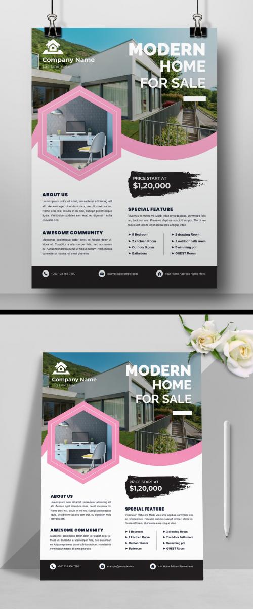 Real Estate Flyer Layout