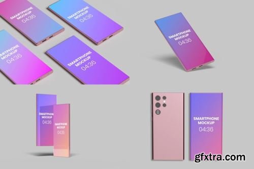 Samsung Galaxy S24 Ultra Mockup Collections 13xPSD