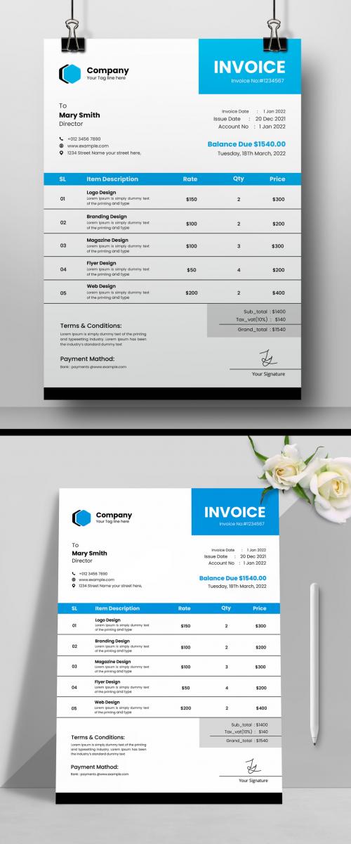 Invoice Design Layout