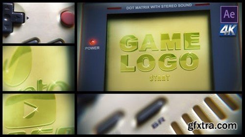 Videohive Handheld Game Console Logo Intro 51355118