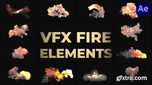 Videohive VFX Fire Elements for After Effects 51457747
