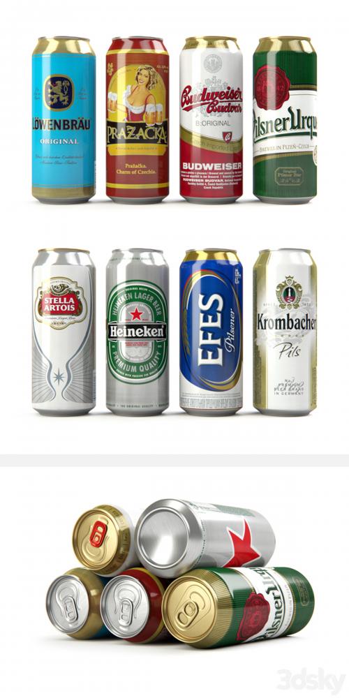 Beer in aluminum cans 2