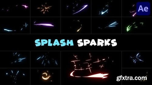 Videohive Splash Sparks for After Effects 51443286