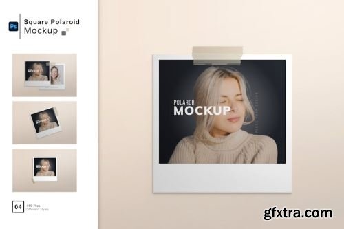 Polaroid Mockup Collections 15xPSD