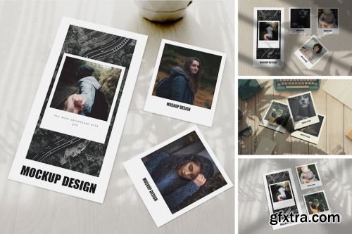 Polaroid Mockup Collections 15xPSD