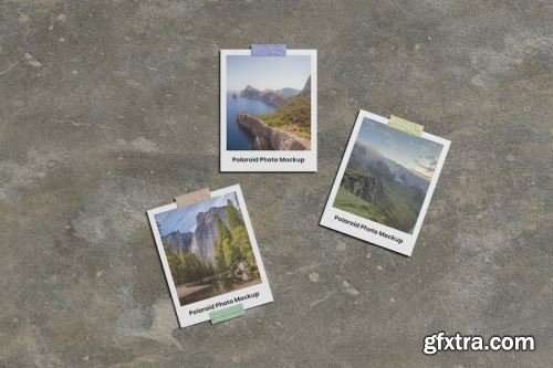 Polaroid Mockup Collections 15xPSD