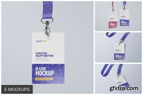 Lanyard Mockup Collections #6 15xPSD