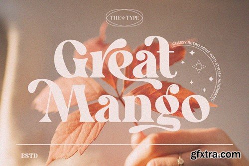 Great Mango - Stylish Serif Font XGDDZM9