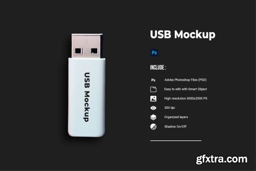 Usb Mockup Collections 12xPSD