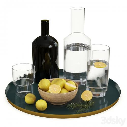 Ripple Glasses Tray