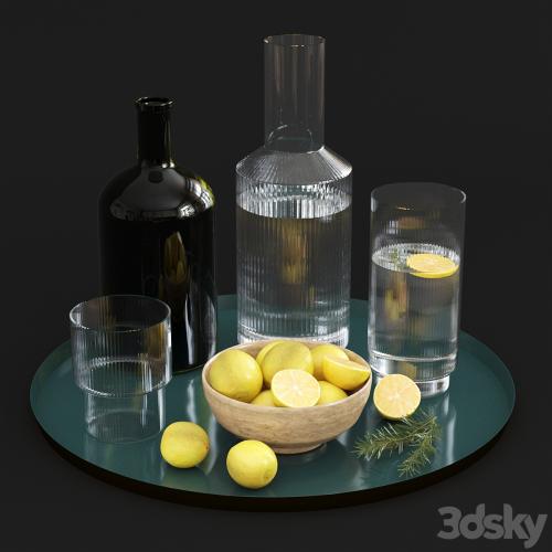 Ripple Glasses Tray