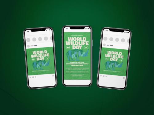 World Wildlife Day Social Media Layout