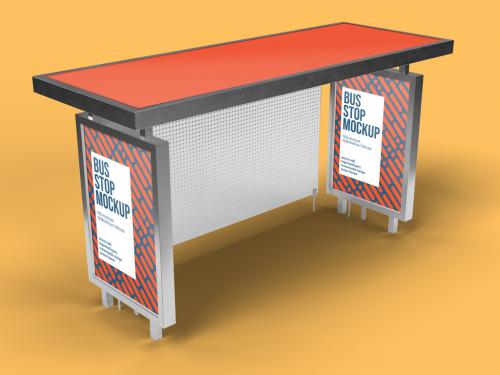 Bus Stop Mockup Design