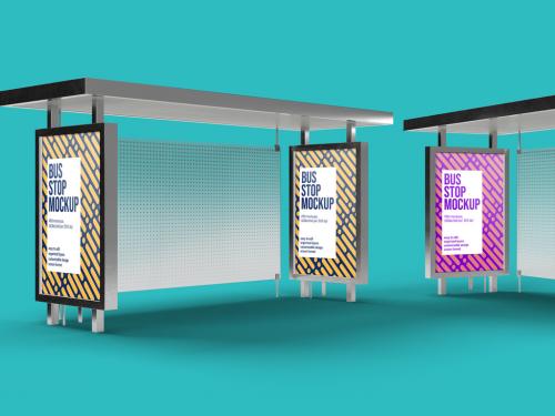 Bus Stop Mockup Design