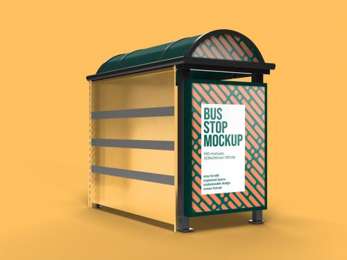 Bus Stop Mockup Design