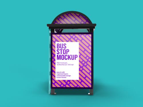 Bus Stop Mockup Design