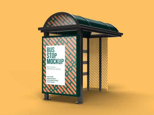 Bus Stop Mockup Design