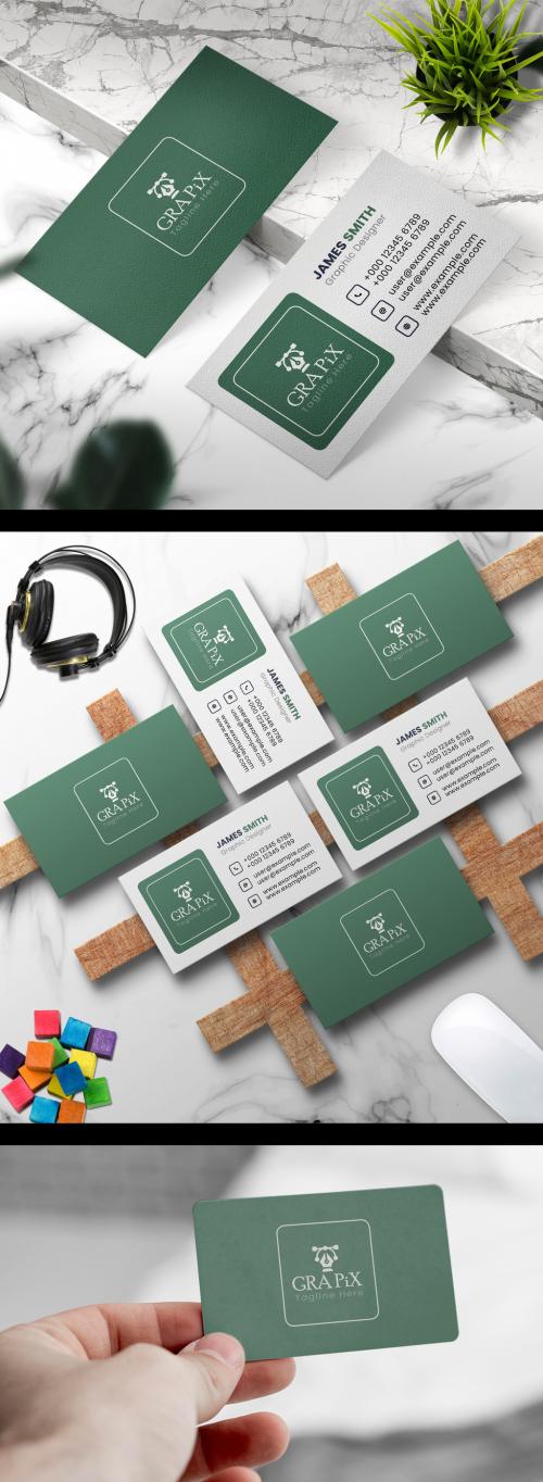 Business Card Layout Design