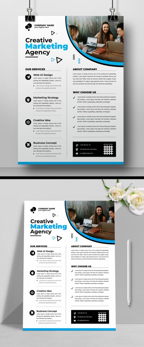 Marketing Flyer Layout Design