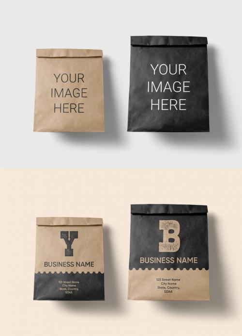 Food Bag Mockups