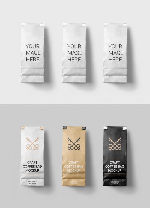 Craft Coffee Bag Mockups