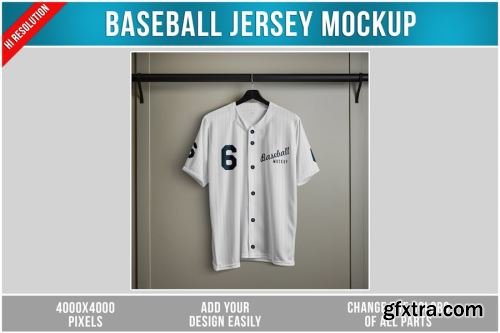 Baseball Jersey Mockup Collections 14xPSD