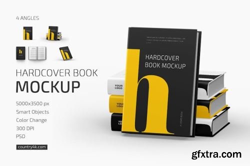 Book Mockup Collections 15xPSD