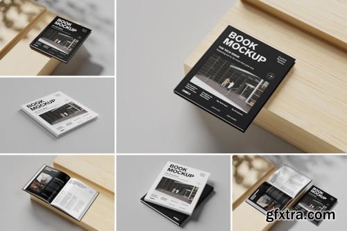 Book Mockup Collections 15xPSD