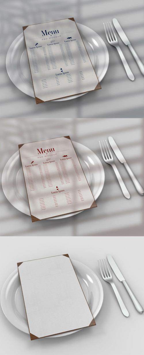 Dinner Menu Mockup