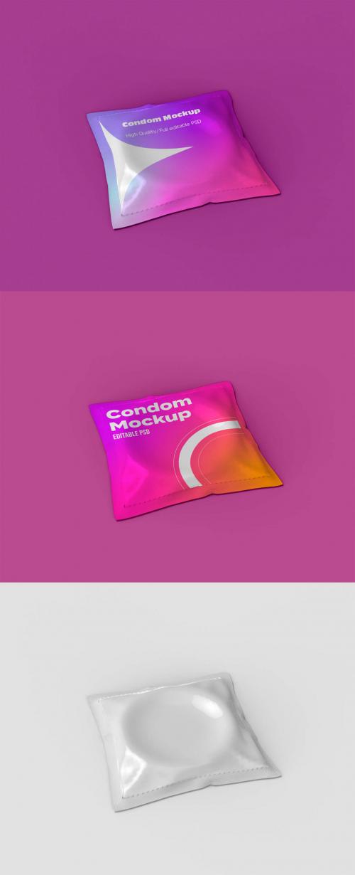 Condom Mockup