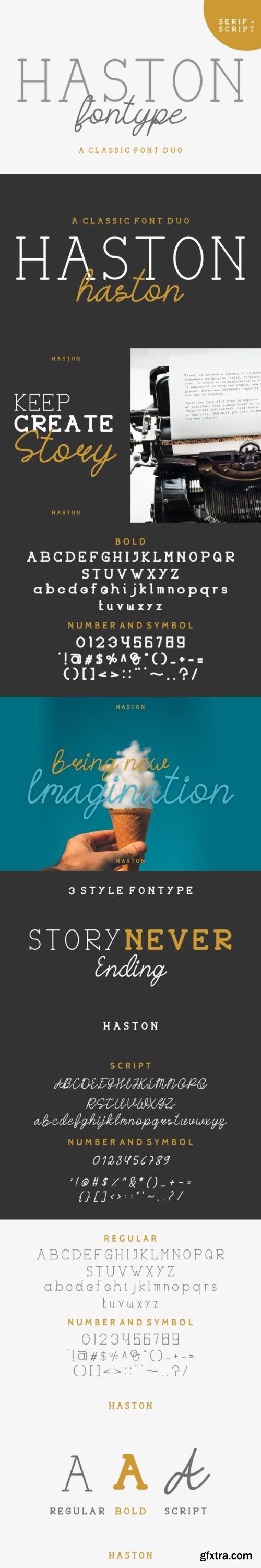 Haston Duo Font