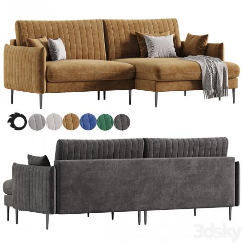 Svaut velvet Sofa