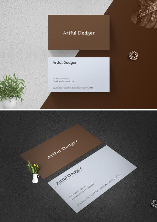 Simple Business Card Layout